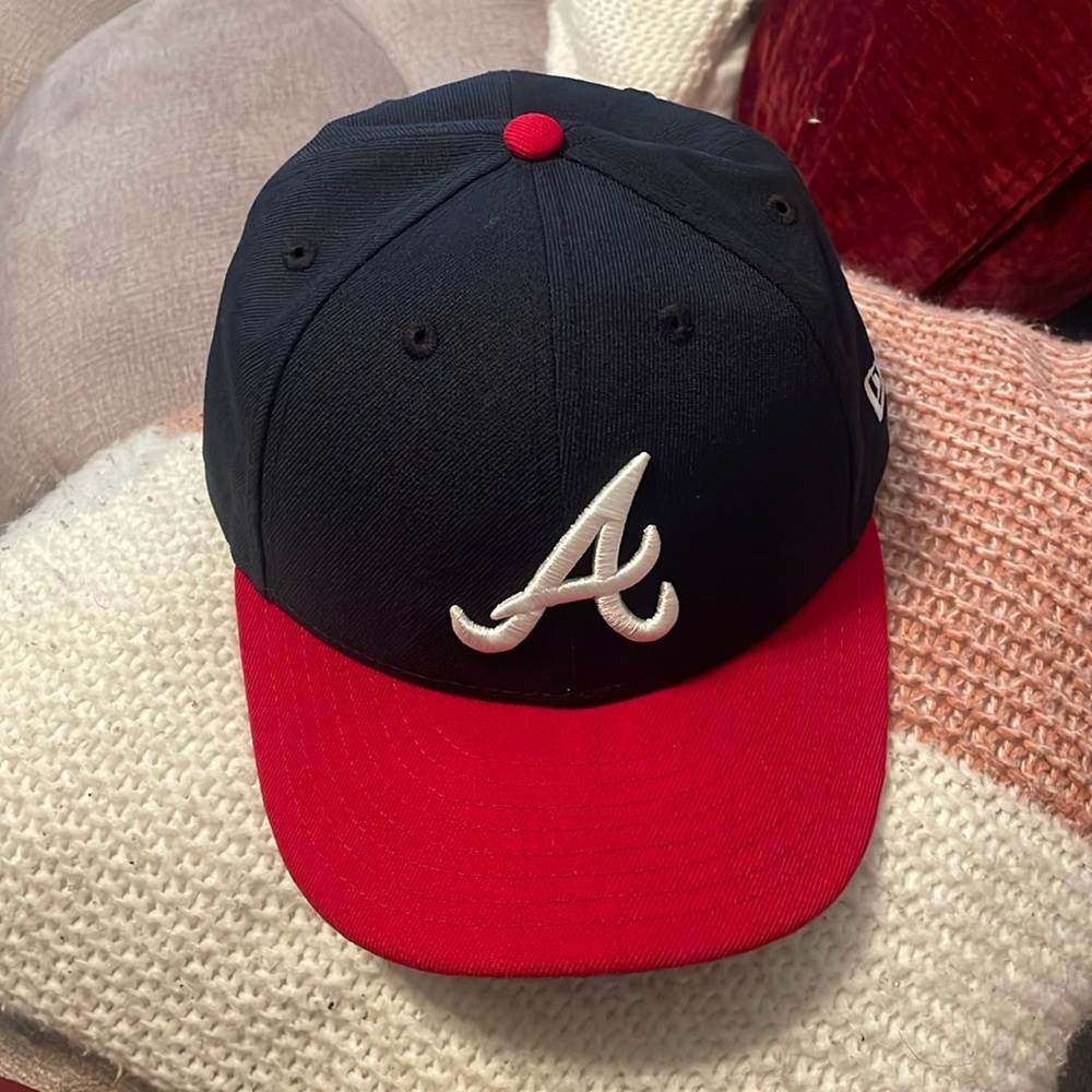 Atlanta Braves Official New Era Hat 7&5/8